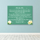 Impossible de vous Maman Impression sur toile 24x1 (Insitu (Plancher de Bois))