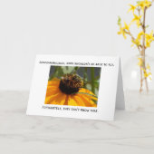 Impossible n'est pas français carte de note (Fleur jaune)