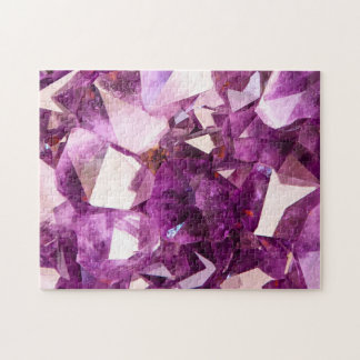 Impossible Puzzle - Amethyst Gem Macro