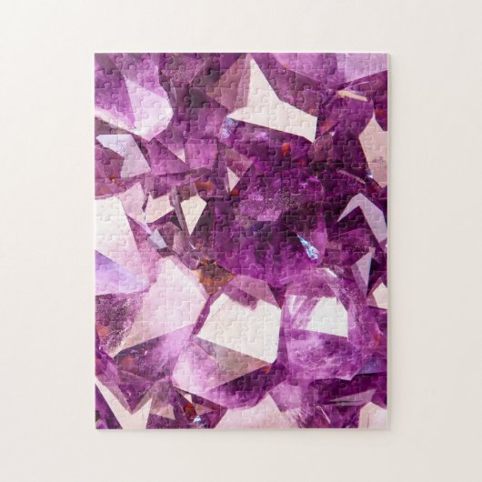 Impossible Puzzle - Amethyst Gem Macro (Vertical)