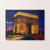 Impossible Puzzle - Arc de Triomphe, Parijs, Frank Legpuzzel (Horizontaal)
