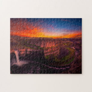 Impossible Puzzle - Cascades coucher de soleil