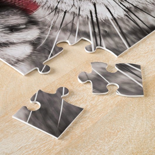 Impossible Puzzle - chat rayé gris (Côté)