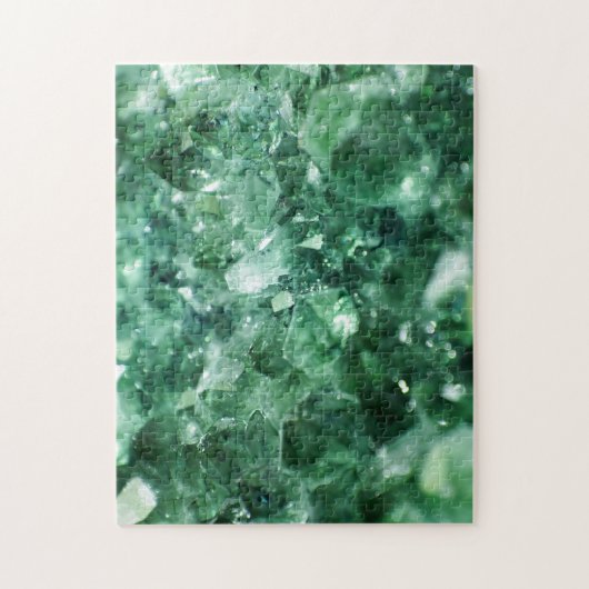 Impossible Puzzle - Emerald Gem Macro (Vertical)
