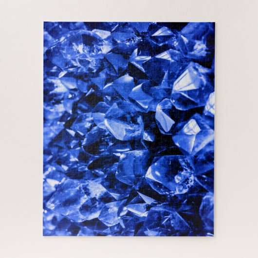 Impossible Puzzle - Sapphire Gem Macro (Vertical)