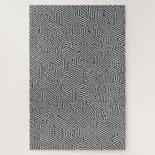 Impossible Puzzle Zebra illusion (Vertical)