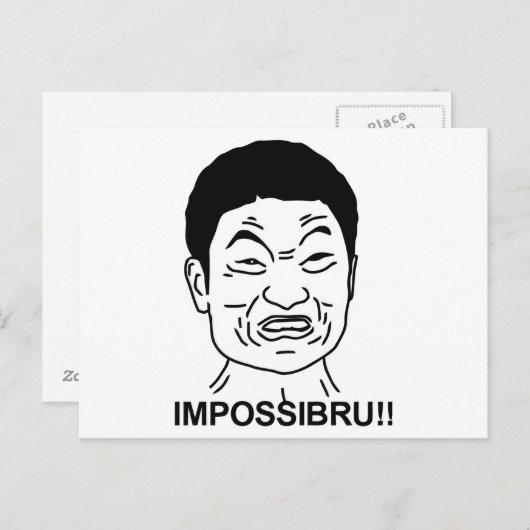 Impossibru Briefkaart (Voorkant / Achterkant)