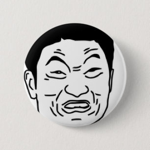 Impossibru!! Comic Face Ronde Button 5,7 Cm