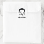 Impossibru Ronde Sticker (Tas)