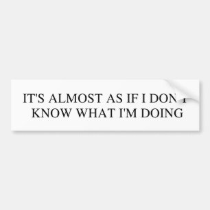 Imposter Bumpersticker