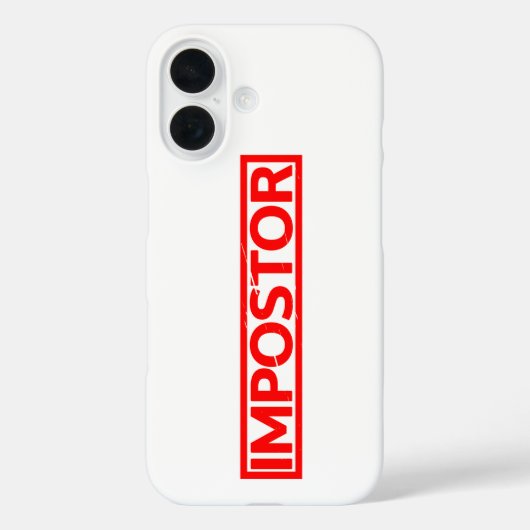 Impostor Stamp Case-Mate iPhone Case (Achterkant)