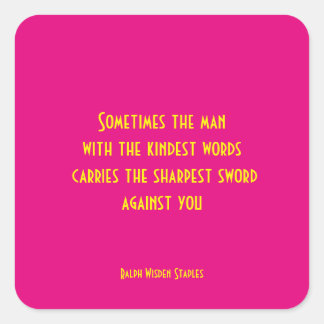 Impostor Vierkante Sticker