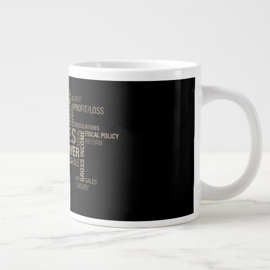 "Impôts" Jumbo Mug (Droite)
