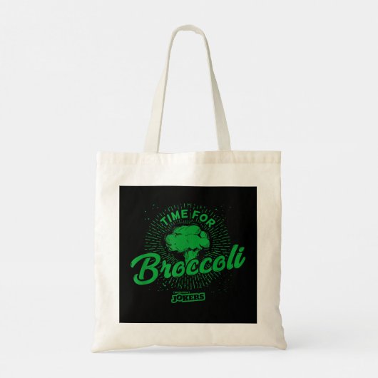 Impractische jokers Tijd voor Broccoli Tote Bag (Achterkant)