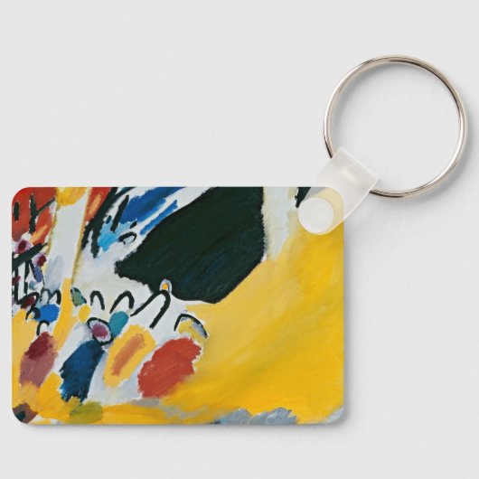 Impressie III (Concert) van Wassily Kandinsky Sleutelhanger (Voorkant)
