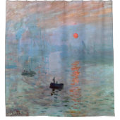 Impressie, Sunrise, Claude Monet Douchegordijn (Voorkant)