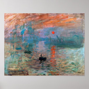 Impressie, zonsopgang   Claude Monet   Poster