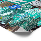 Impression 30x20 - Les rues de North Tonawanda NY  (Coin)