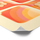 Impression 3D Fleur Tufted Vibrant - Format Carré (Coin)