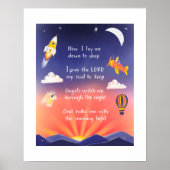 Impression 8x10 - Prière nocturne d'un enfant (Devant)