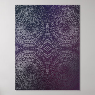 Impression à l'huile d'argent incorporée