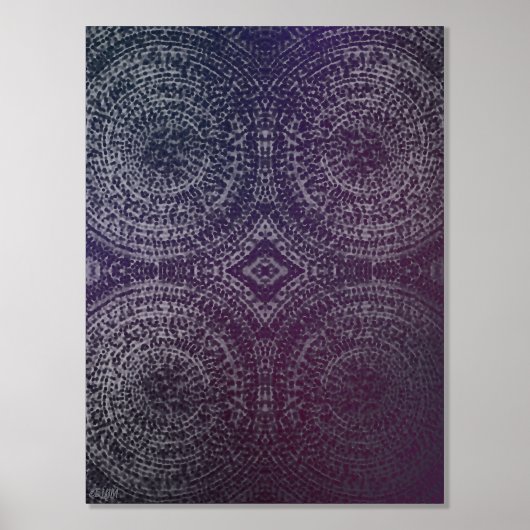 Impression à l'huile d'argent incorporée (Recto)