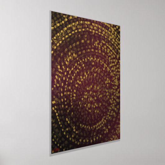 Impression à l'huile dorée Twinkle Lights (Poser)