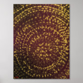 Impression à l'huile dorée Twinkle Lights (Recto)