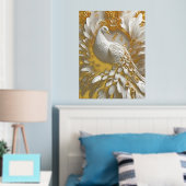 Impression à l'huile, taille : 11" x 14", couleur  (In situ (chambre))