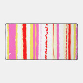 Impression à rayures rose jaune pour l'été (Recto)