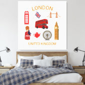 Impression à thème de voyage à Londres (Insitu(Chambre))