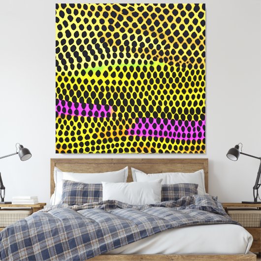 Impression Abstraite colorée "Vibrant Wilderness" (Insitu(Chambre))