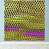 Impression Abstraite colorée "Vibrant Wilderness" (Insitu (Plancher de Bois))