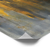 Impression abstraite de Black and Gold | Nai (Coin)