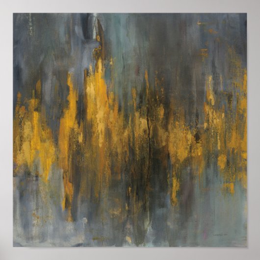 Impression abstraite de Black and Gold | Nai (Devant)