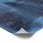 Impression Abstraite de cascade (Coin)