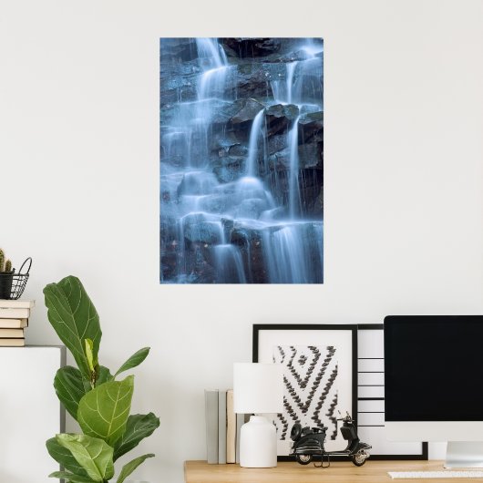 Impression Abstraite de cascade (Bureau à domicile)
