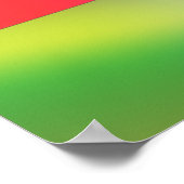 Impression Abstraite de l'affiche fractale (Coin)