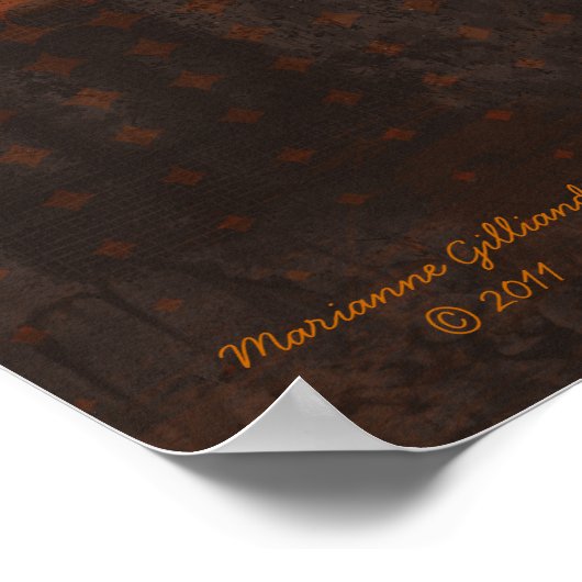 Impression Abstraite de l'art antirouille (Coin)