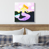 Impression Abstraite de peinture de sirène numériq (Insitu(Chambre))