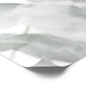 Impression Abstraite Feuille verte (Coin)