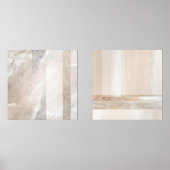 Impression Abstraite géométrique minimaliste (Recto)