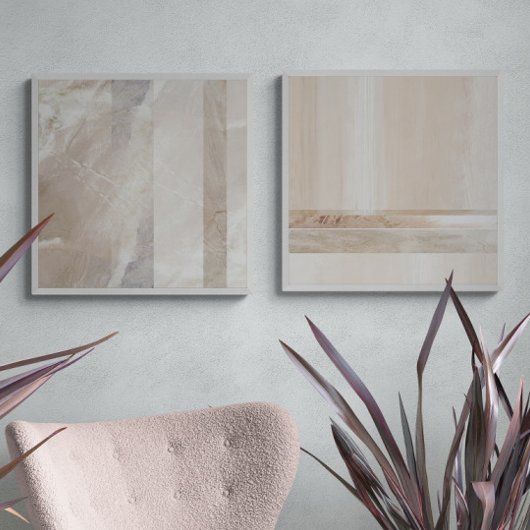 Impression Abstraite géométrique minimaliste