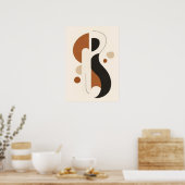 Impression abstraite géométrique minimaliste | Mil (Cuisine)