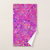 Impression abstraite Jubilé Magenta (Serviette à main)