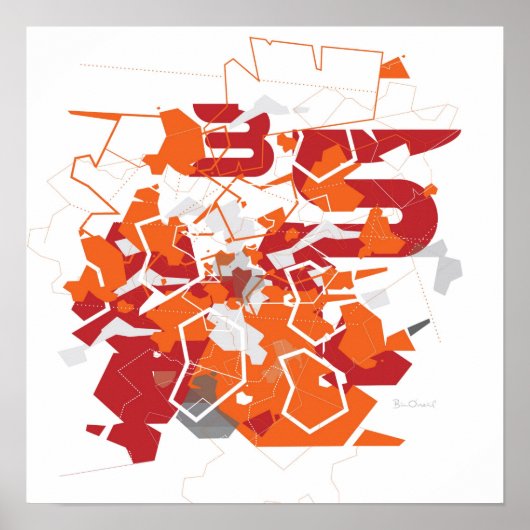 Impression Abstraite Lunokhod (Devant)