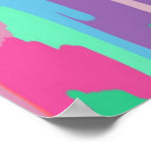 Impression Abstraite Pastel Tone (Coin)