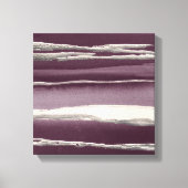Impression Abstraite violet Rose argent (Recto)