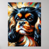 Impression acrylique Cavalier King Charles Spaniel (Devant)