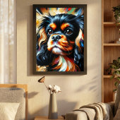 Impression acrylique Cavalier King Charles Spaniel